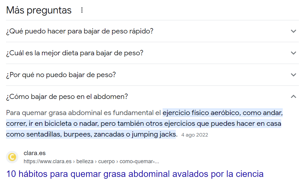 ejemplo de preguntas relacionadas en google 2